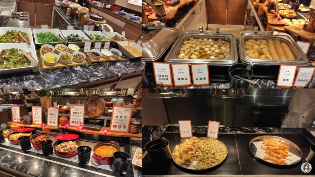 第一滝本館の夕食メニュー、おでんなど