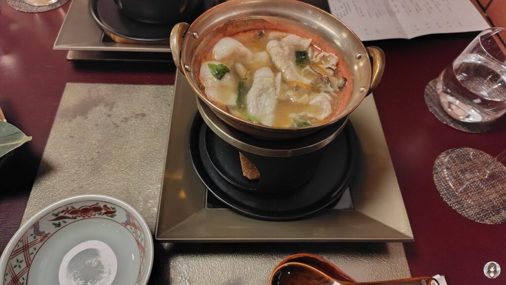 十勝川温泉三余庵：夕食の煮物