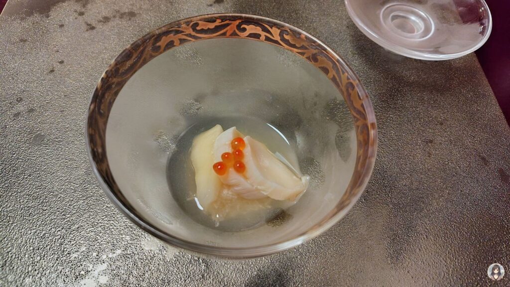 十勝川温泉三余庵：夕食の酢の物