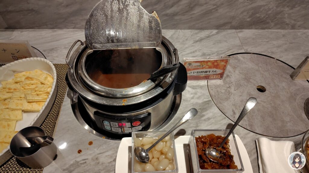 あさやホテル、夕食カレー