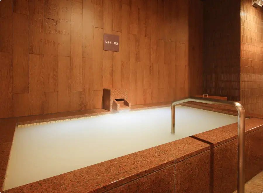 あさやホテル、八番館のシルキー風呂