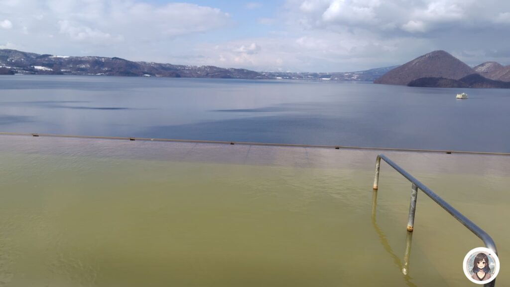 露天風呂からの絶景 洞爺湖