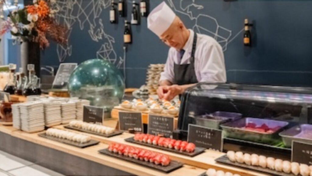 寿司コーナー 職人が握る握り寿司