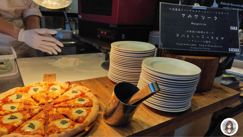 マルゲリータピザ 焼きたて