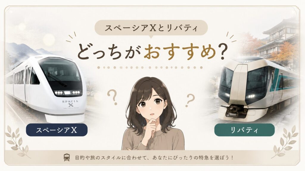 スペーシアXとリバティのおすすめはどちら？