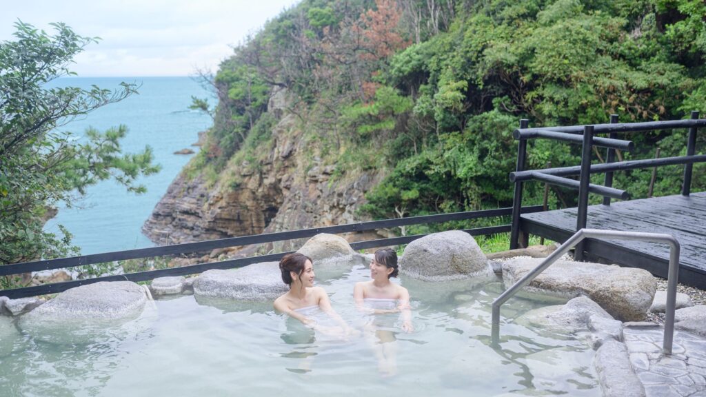 千寿の湯の露天風呂